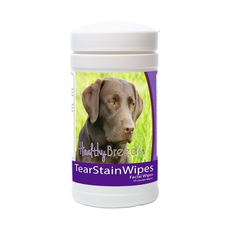 Healthy Breeds Labrador Retriever Tear Stain Wipes 840235152477